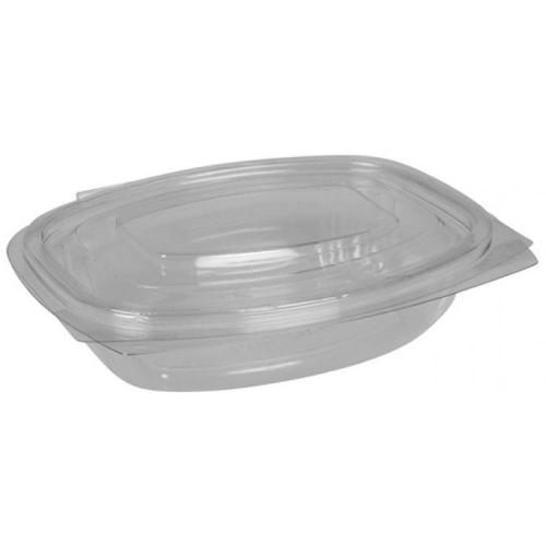 Salad bowl oval hinged lid 25cl 8 75oz