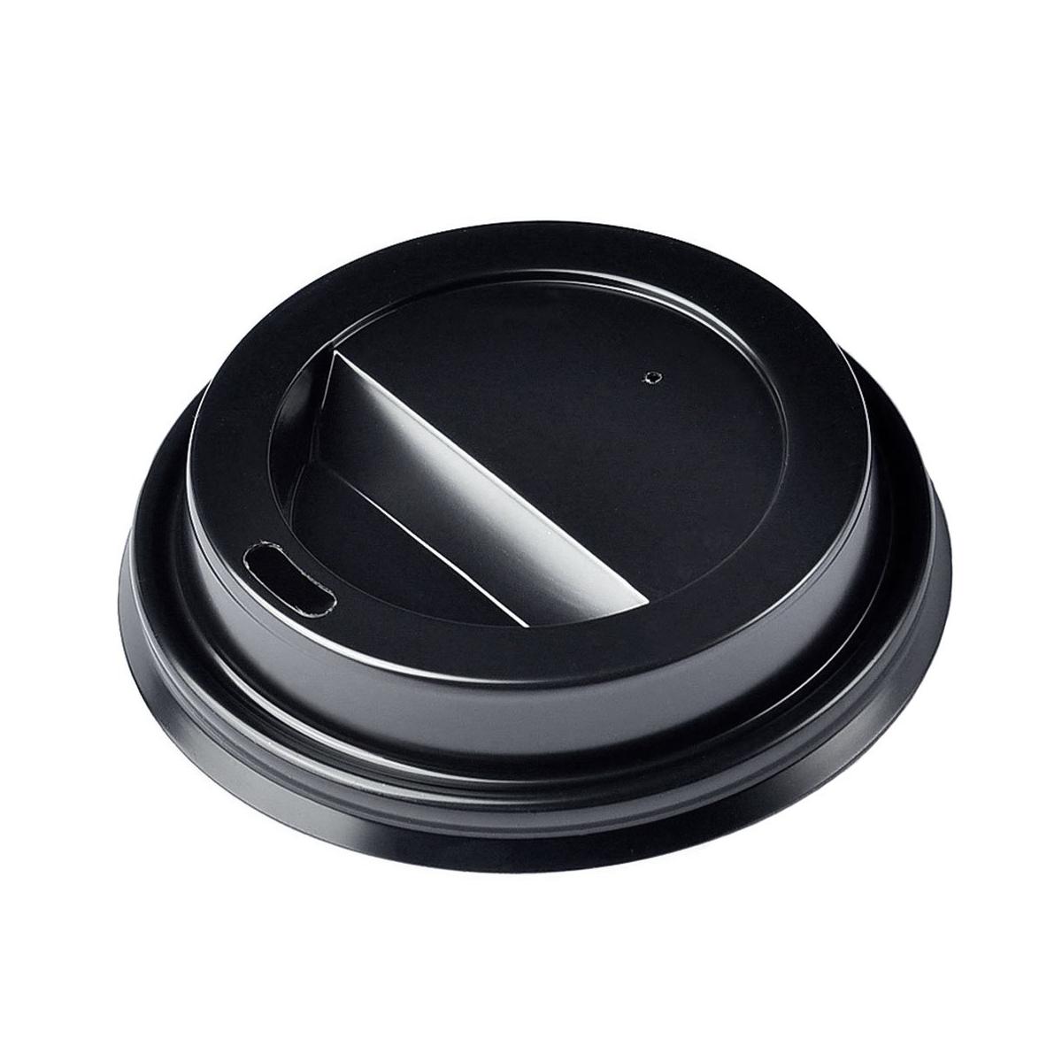 Domed Sip Tru Lid Black 8oz 23cl Noble Express 7256