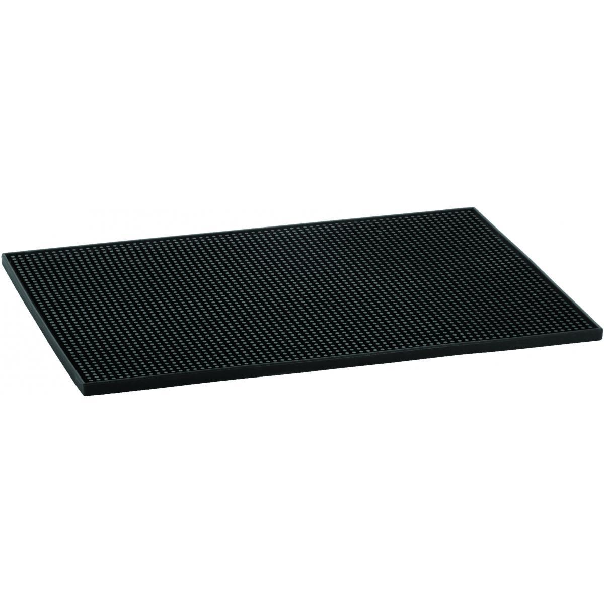 Rubber Bar Mat Black, 30x42.75cm Noble Express