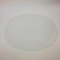 Paper lace tray doyley oval white 32x23cm