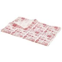 Greaseproof paper red steak house design 25 x 35cm