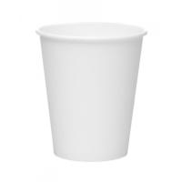 White single wall paper hot cup 8oz 23cl