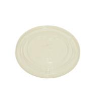 Straw slot lid for clear pet smoothie cup 16oz 45cl