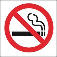 No smoking sticker 4x6