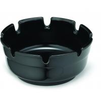 Stacking ashtray melamine 4 5cm deep black 9 5cm 3 7