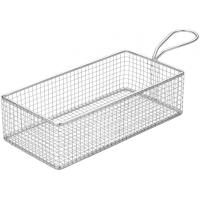 Creative table rectangular wire service basket 26x13cm 10 25x5