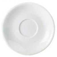 Royal genware porcelain saucer for bowl shaped cup 17cm 6 75