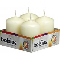 Bolsius pillar candle ivory 40mm diameter 60mm tall
