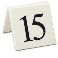 2x2 perspex table number 1 10 set