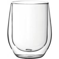 Double walled unhandled espresso glass 8 5cl 3oz